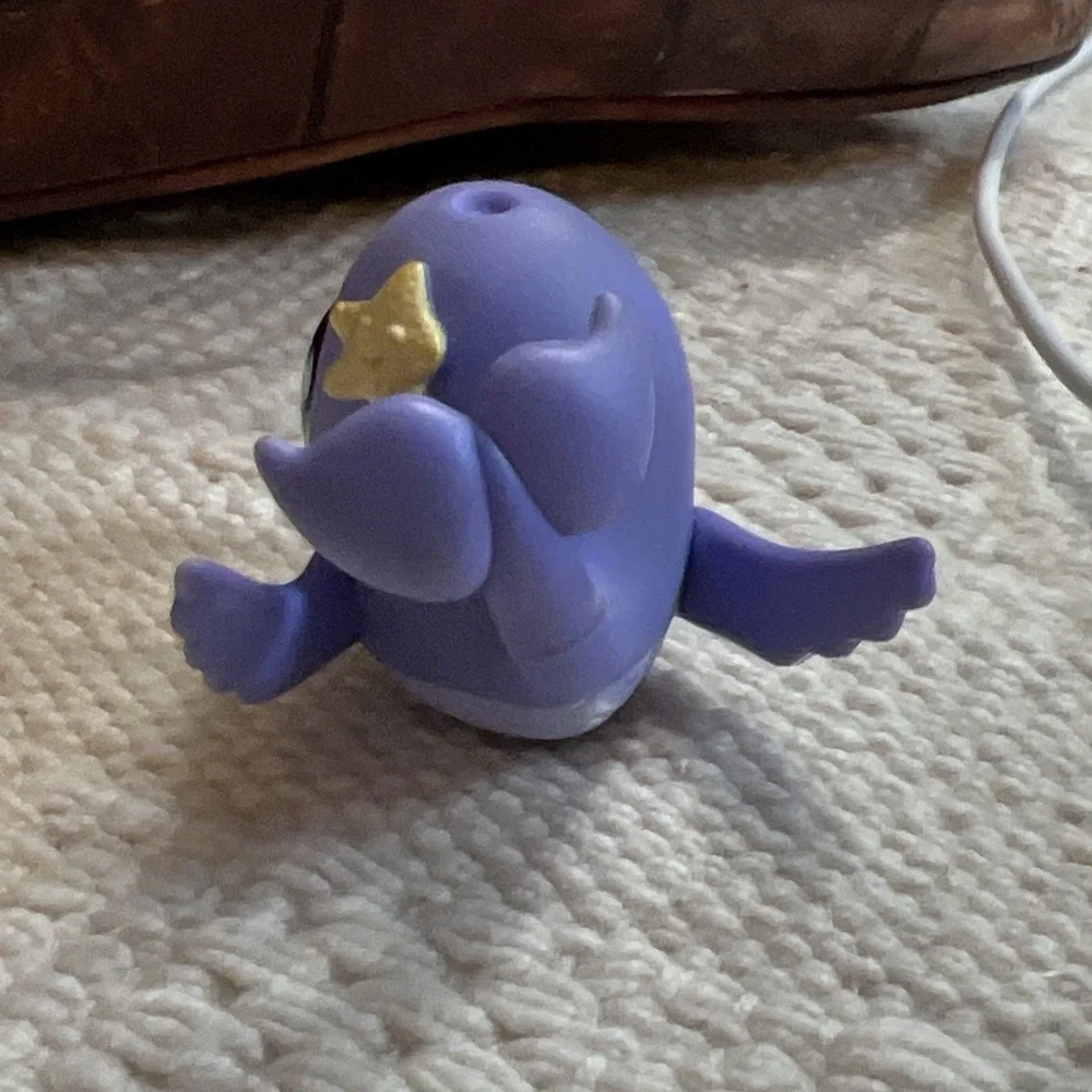 Littlest Pet Shop‎ # 031 Purple Whale Orange Starfish.